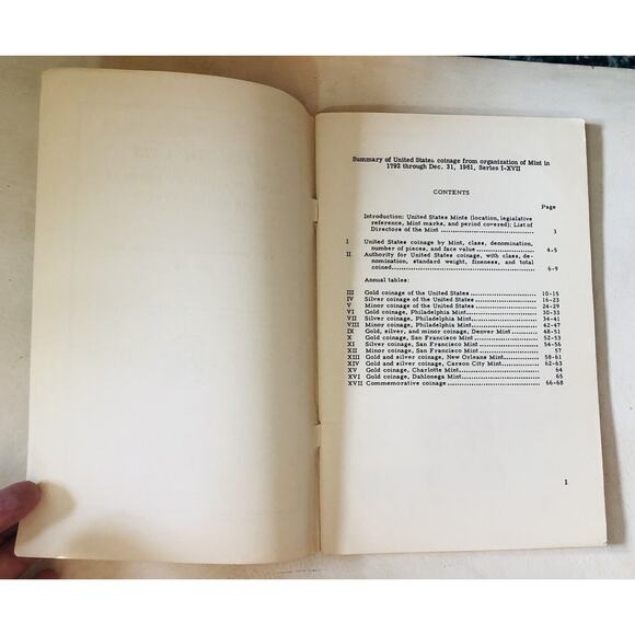 Vintage 1962 United States Domestic Coin Mints Pamphlet Government Printing DC - Picture 3 of 8